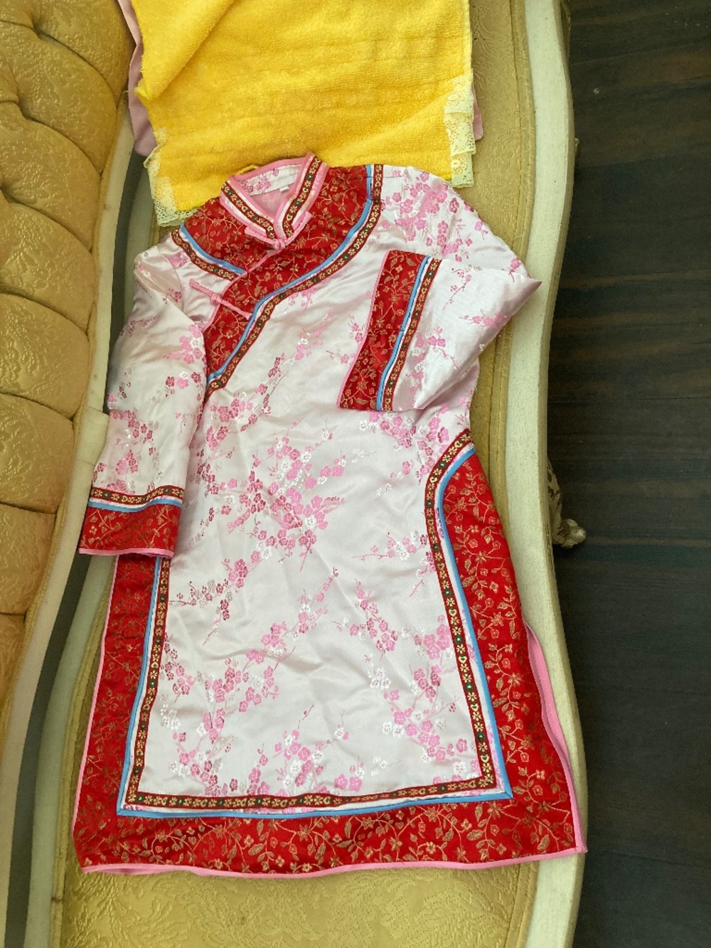 Vintage Bespoke Chinese Silk Cheongsam / Qipao Toddler Gown
